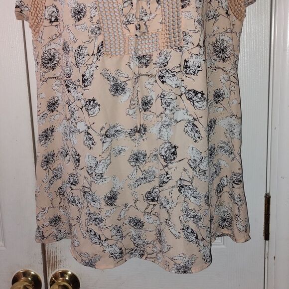 Daniel Rainn  sheer blouse  Sz L - Picture 2 of 6